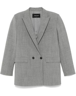 Fabiana Filippi Double-Breasted Blazer - Grey