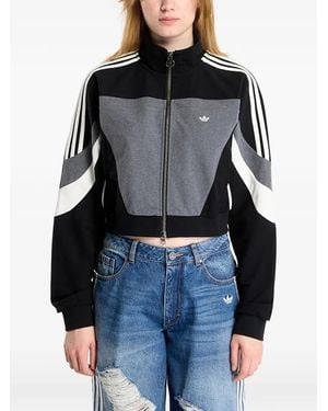 adidas Stripe-detail sweatshirt - Negro