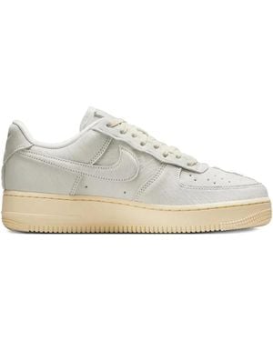 Nike Air Force 1 Calf-Hair Trainers - White