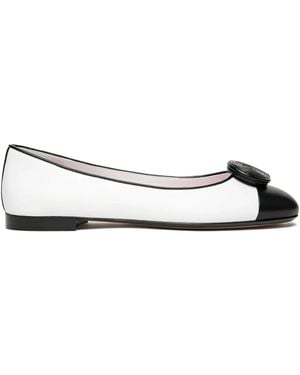 ALEVI Dollie Ballet Flats - White
