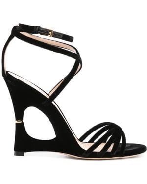 Tom Ford 105Mm Strappy Sandals - Black