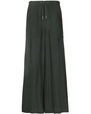 Fabiana Filippi Drawstring Straight Trousers - Green