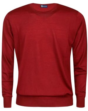 Alpha Industries Round-Neck Wool Jumper - Red