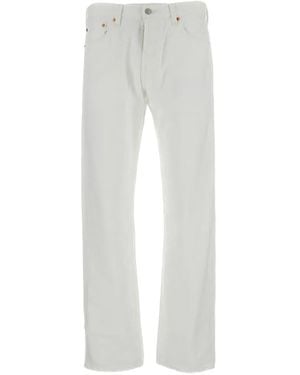 Levi's Button Fly Jeans - White