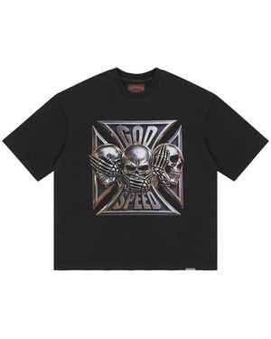 Godspeed Omerta Graphic-Print T-Shirt - Black