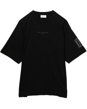Off-White c/o Virgil Abloh X Virgil Abloh Logo-Print T-Shirt - Black