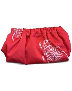 Gabriele Frantzen Bolso De Mano Sorbet Con Escarabajo Estampado - Rojo