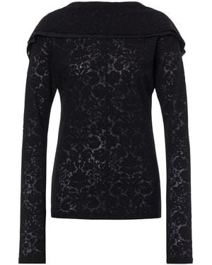 Philosophy Di Lorenzo Serafini Lace-Detailing Blouse - Black