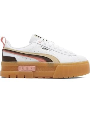 PUMA Mayze Triplex Platform Sneakers - White