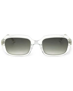 GUESS EYEWEAR Rectangle-Frame Sunglasses - Green