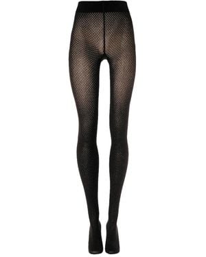 Wolford ドットパターン タイツ - グレー