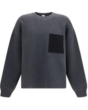 Loewe Anagram Pullover Mit Tasche - Blau