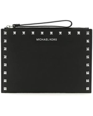 MICHAEL Michael Kors Jet Set Travel Extra Large Zip Clutch Wristlet - Black