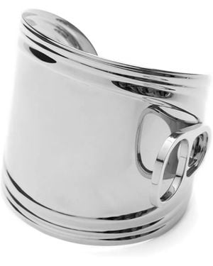 Jean Paul Gaultier Cuff-Design Bracelet - Gray