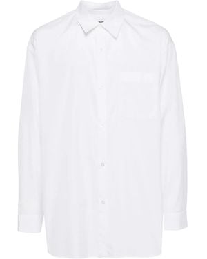 Attachment Cotton Shirt - White