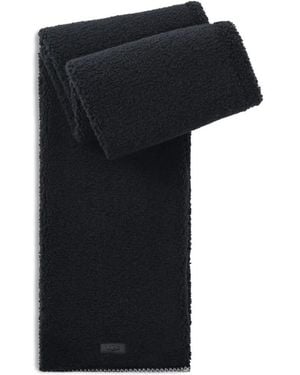 UGG Écharpe Borg À Patch Logo - Noir
