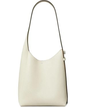 Tory Burch Small Romy Slouchy Shoulder Bag - White