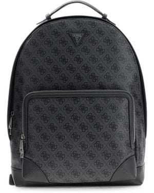 Guess Zaino Milano Con Monogramma - Nero