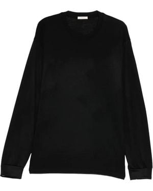 CALMLENCE Wool Long-Sleeve T-Shirt - Black