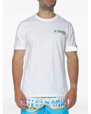 MC2 Saint Barth Portland Graphic-Print T-Shirt - White