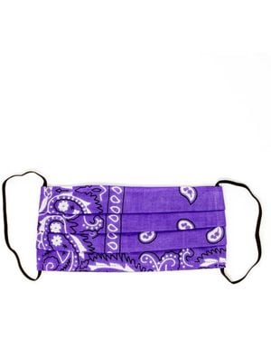 ARIZONA LOVE Bandana Paisley-Print Face Mask - Purple