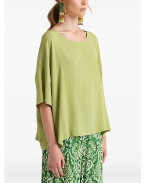 Maliparmi Boat-Neck T-Shirt - Green