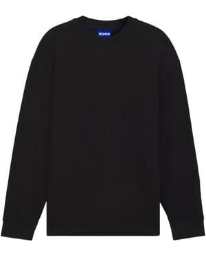 HUGO Long-Sleeved Jumper - Black