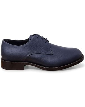 Tod's Leather Derby Shoes - Blue