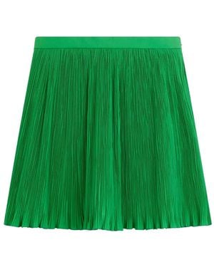 RED Valentino Pleated Mini Skirt - Green