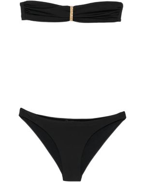 Balmain Bandeau Bikini - Black
