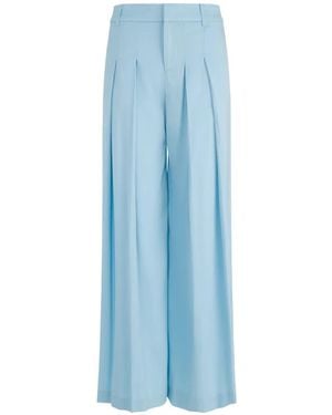 Alice + Olivia Blaire Geplooide Broek - Blauw