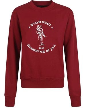 Fiorucci Logo-Print Sweatshirt - Red