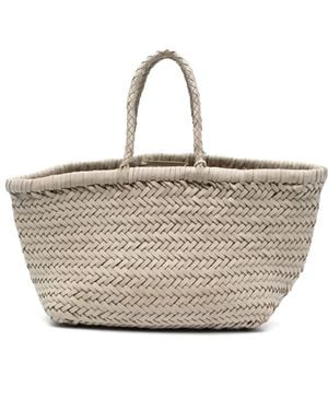 Dragon Diffusion Bolso Shopper Triple Jump Entretejido - Blanco