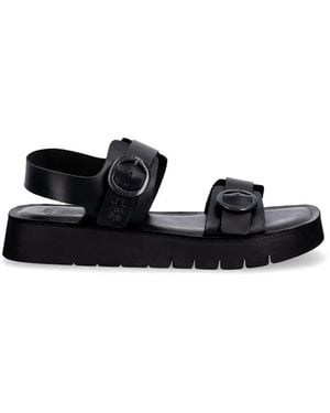 Fly London Sandalen Mit Schnallenverschluss - Schwarz