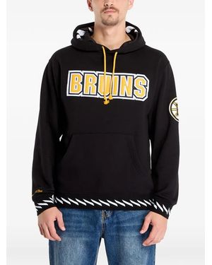 Mitchell & Ness Sudadera Boston Bruins Con Capucha - Negro