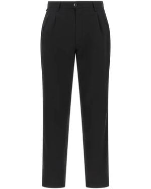 Incotex Pleated Tailored Pants - Black