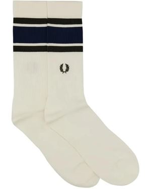 Fred Perry Socken Mit Logo-Stickerei - Schwarz