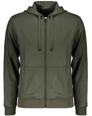 Moorer Matthew Zip-Up Hoodie - Green