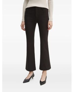 Bardot Nella Zip-Pocket Flared Pants - Black
