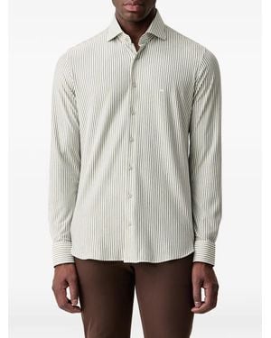 Michael Kors Striped-Pattern Shirt - Grey