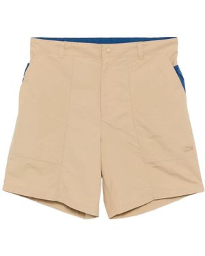 Lacoste Logo-Embroidered Shorts - Natural
