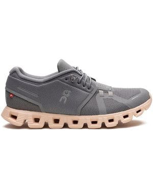 On Shoes Sneakers Cloud 5 "Zinc/Shell" - Grigio