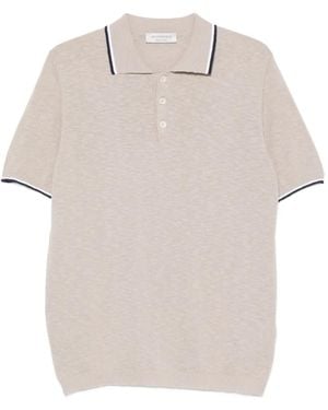 Jeordie's Polo Con Detalle De Ribete - Blanco