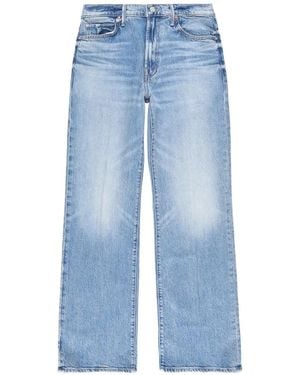Mother The Kick It Jeans Met Wijde Pijpen - Blauw