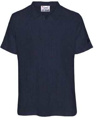 MC2 Saint Barth Fraser Short-Sleeve Polo Shirt - Blue