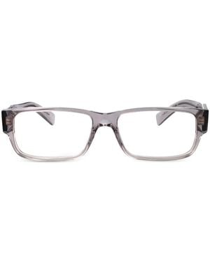 Prada Brille Mit Eckigem Gestell - Weiß