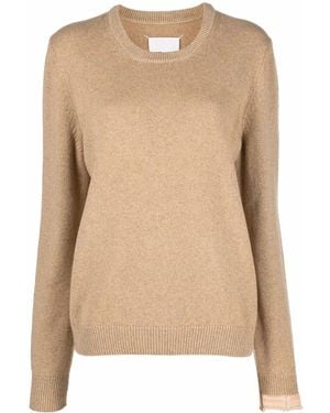 Maison Margiela Jersey De Punto Con Cuello Redondo - Multicolor