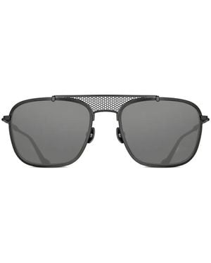 Matsuda Perforated Square Sunglasses - Grey