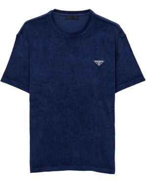 Prada Terry T-shirt - Blue