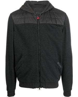 Kiton Zipped Hooded Jacket - Black